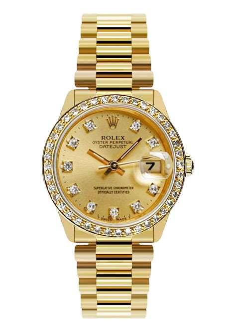 gold rolex ladies